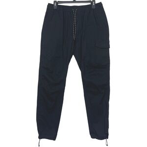 Municipal Sport Utility Gear Mens M Ripstop Cargo Pants Bungee Cuff Black